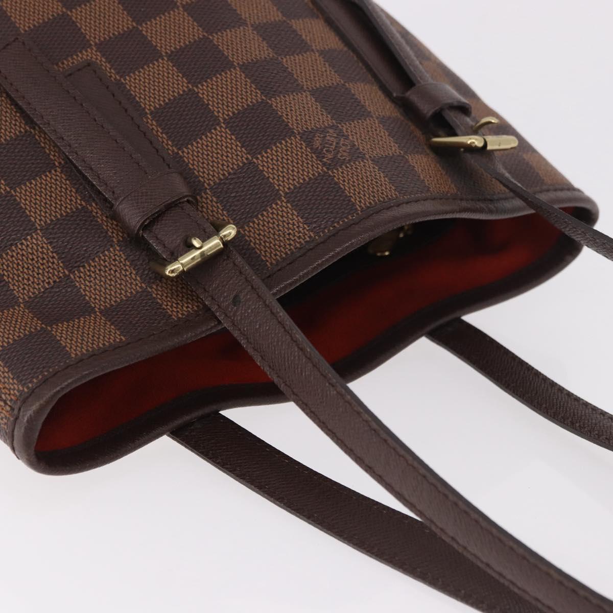 LOUIS VUITTON Damier Ebene Marais Shoulder Bag N42240 LV Auth ep14901V
