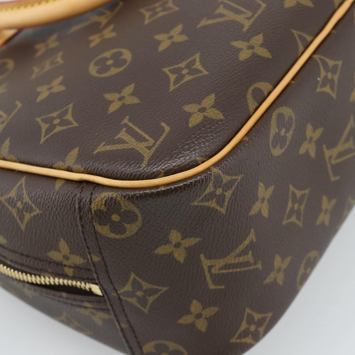 LOUIS VUITTON Monogram Trouville Hand Bag M42228 LV Auth ep14907V
