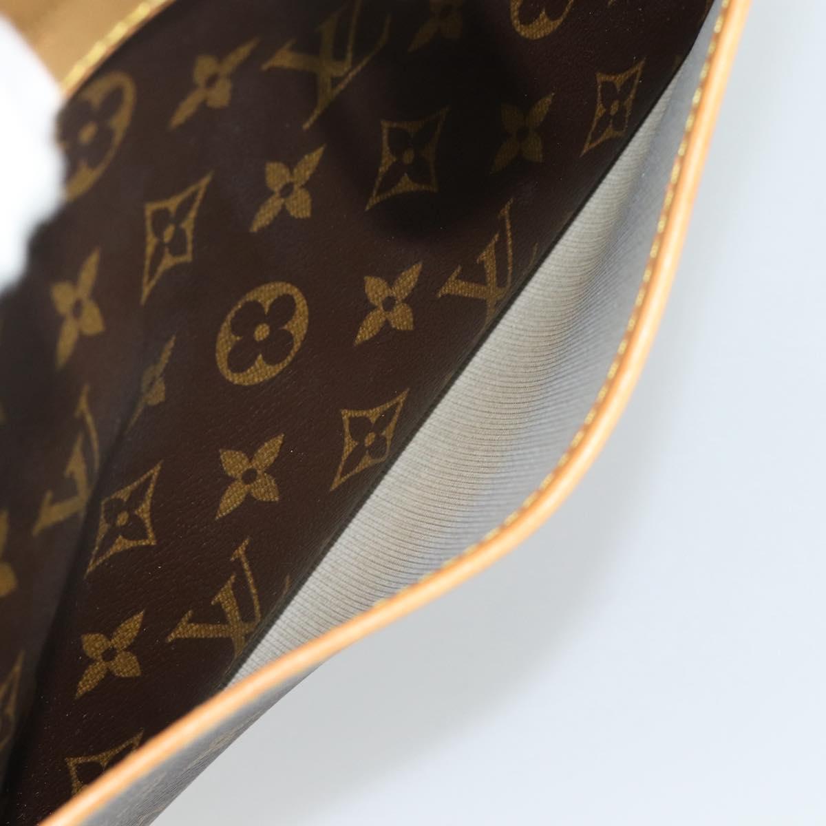 LOUIS VUITTON Monogram Trouville Hand Bag M42228 LV Auth ep14907V