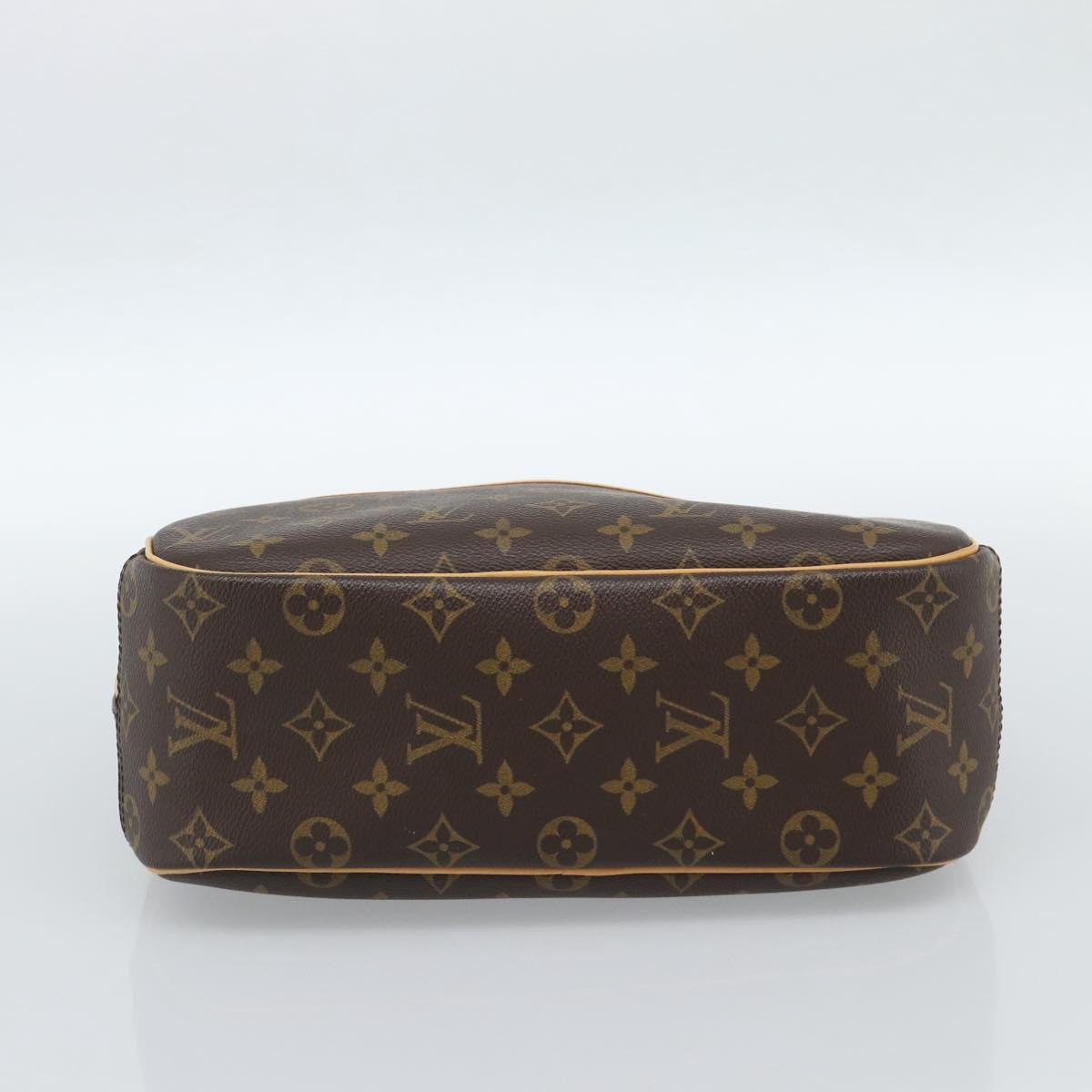 LOUIS VUITTON Monogram Trouville Hand Bag M42228 LV Auth ep14907V