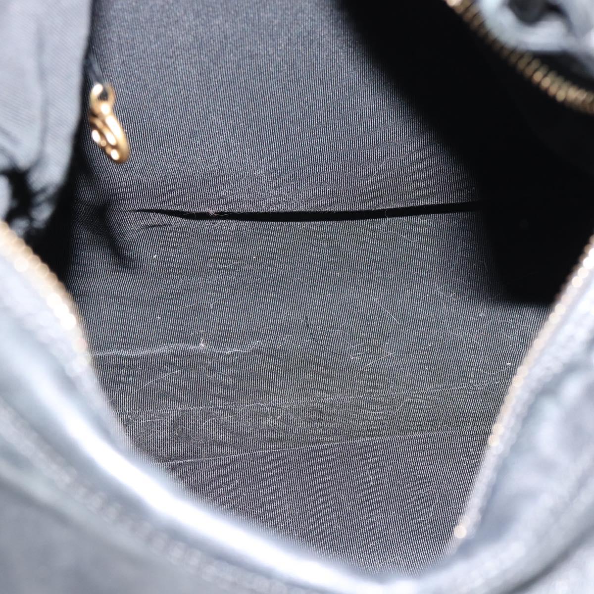 CHANEL Shoulder Bag Calf Skin Black CC Auth ep14908SAV