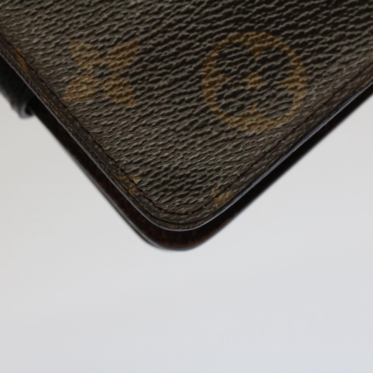 LOUIS VUITTON Monogram Compact Zip Wallet M61667 LV Auth ep1491