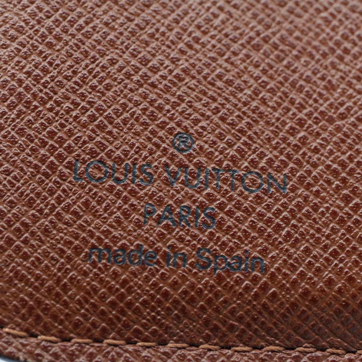 LOUIS VUITTON Monogram Compact Zip Wallet M61667 LV Auth ep1491