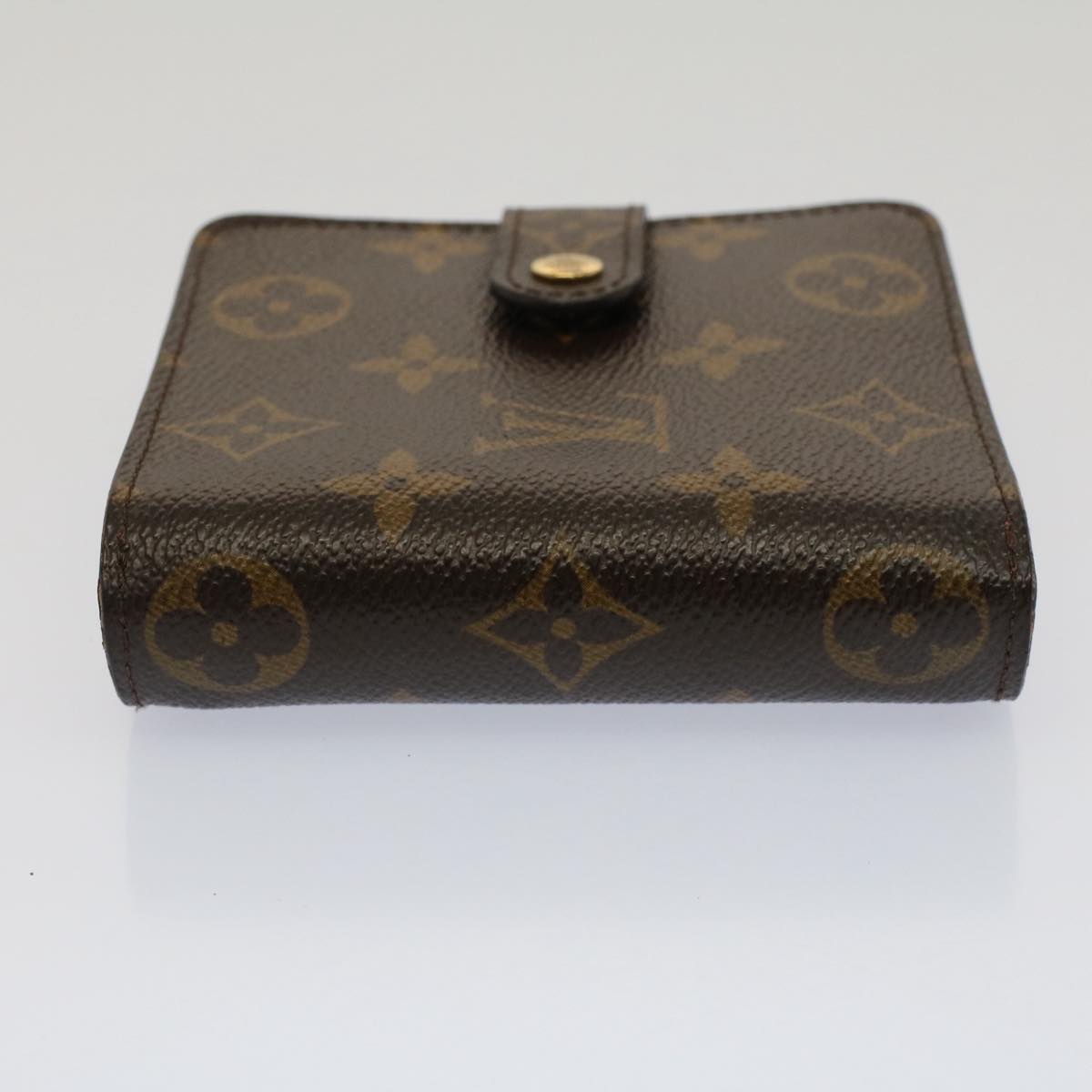 LOUIS VUITTON Monogram Compact Zip Wallet M61667 LV Auth ep1491