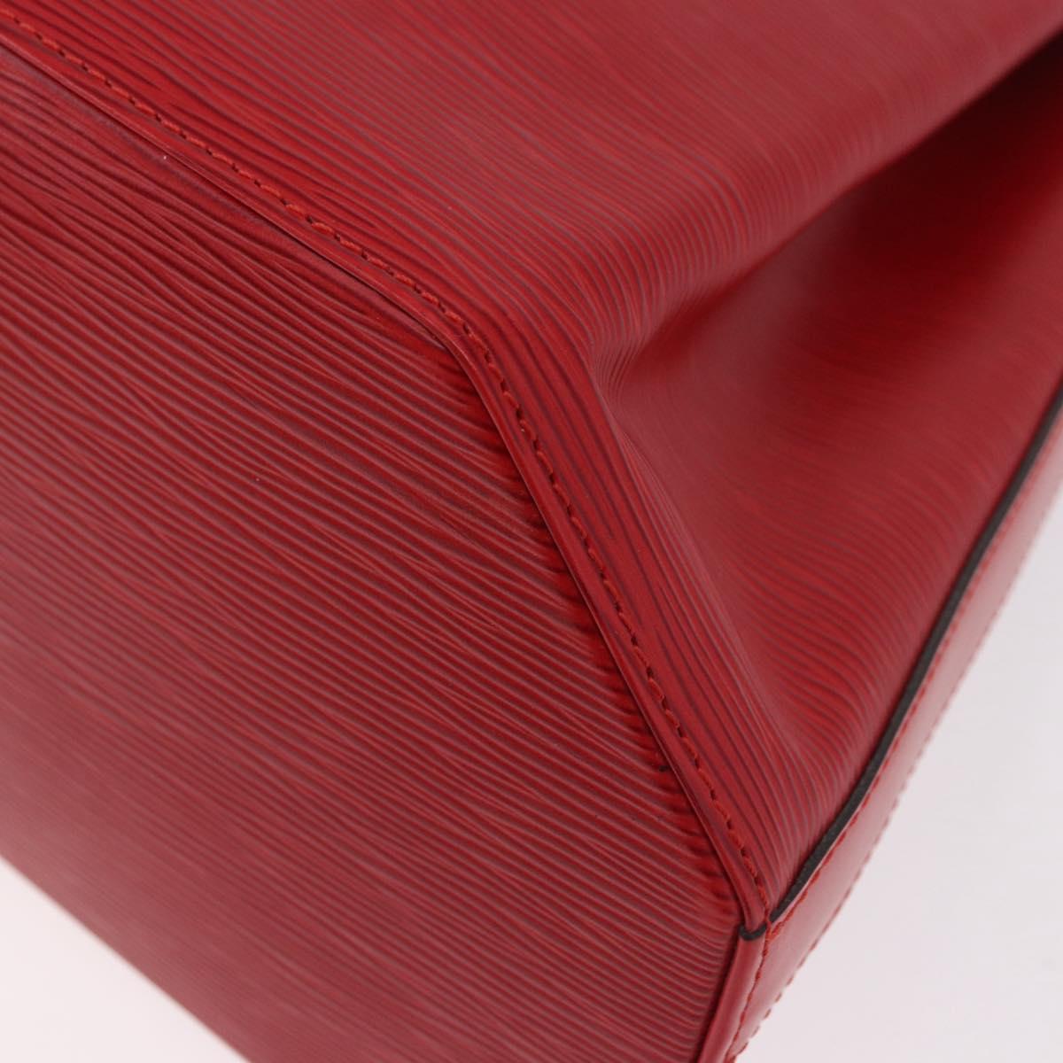 LOUIS VUITTON Epi Sac Depaule GM Shoulder Bag Red M80197 LV Auth ep14911A
