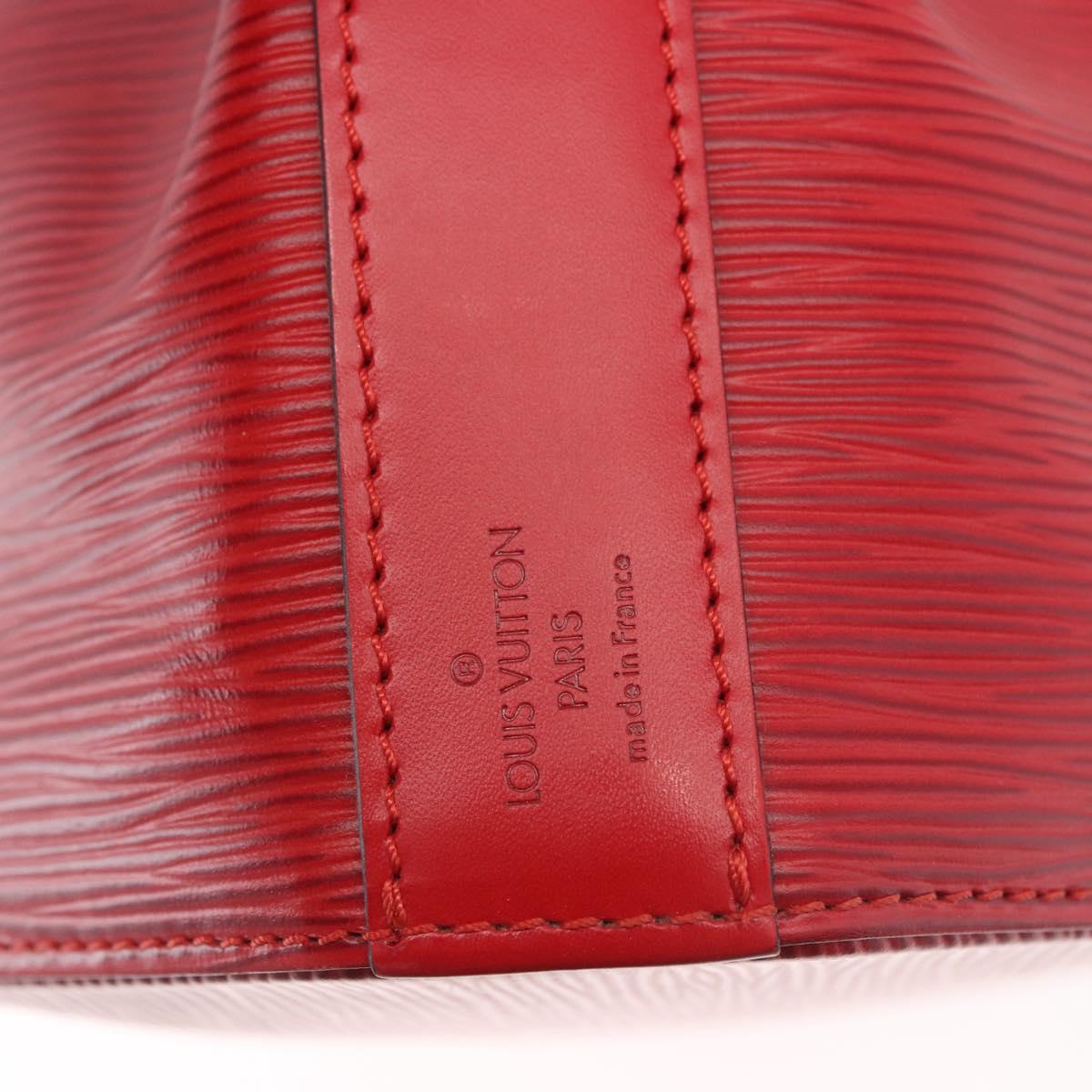 LOUIS VUITTON Epi Sac Depaule GM Shoulder Bag Red M80197 LV Auth ep14911A