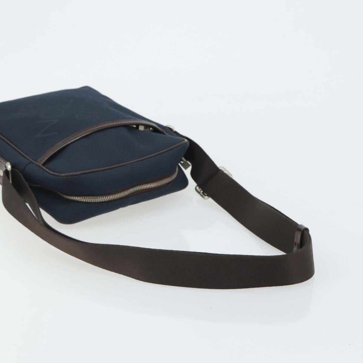 LOUIS VUITTON Damier Geant Citadan NM Shoulder Bag Navy N41437 LV Auth ep14919V