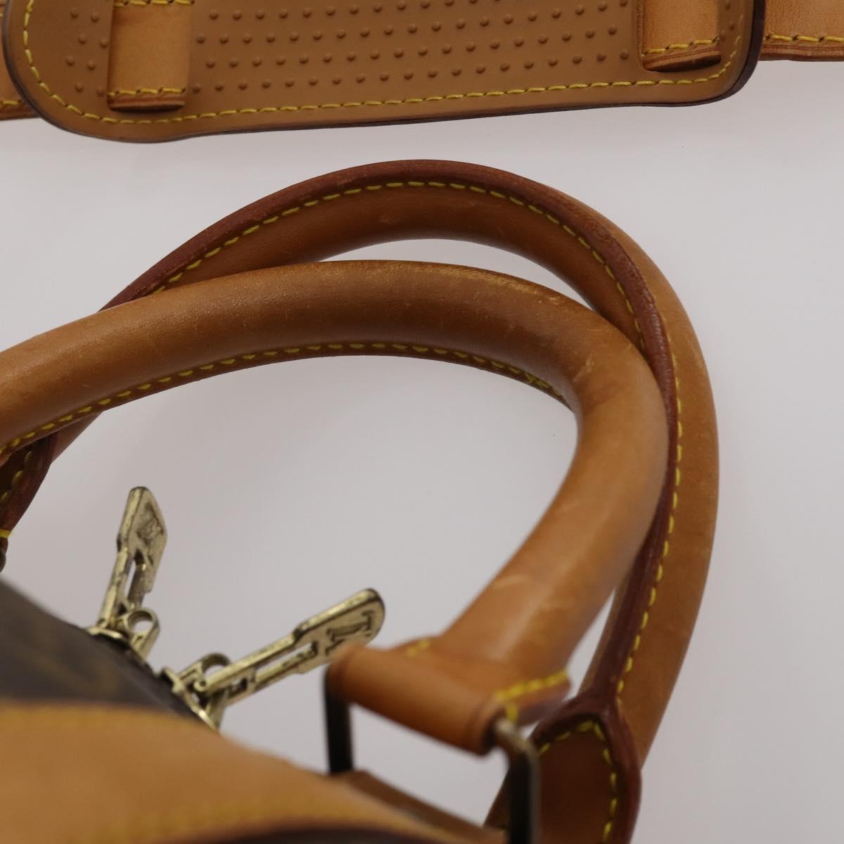 LOUIS VUITTON Monogram Keepall Bandouliere 60 Boston Bag M41412 LV Auth ep14932
