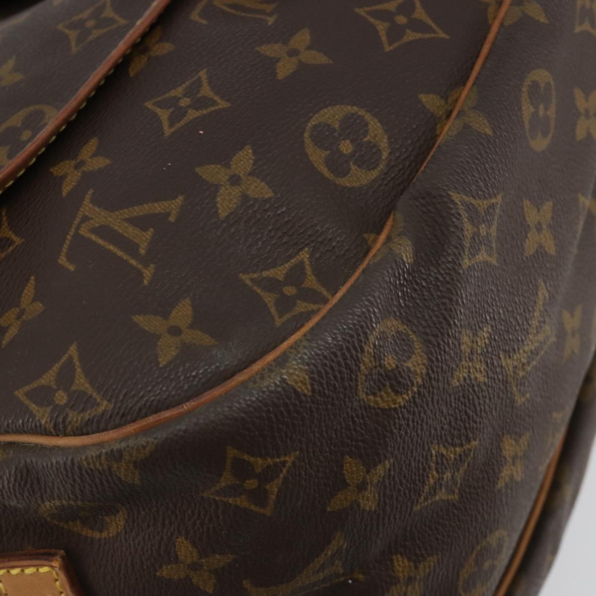 LOUIS VUITTON Monogram Saumur 35 Shoulder Bag M42254 LV Auth ep14937
