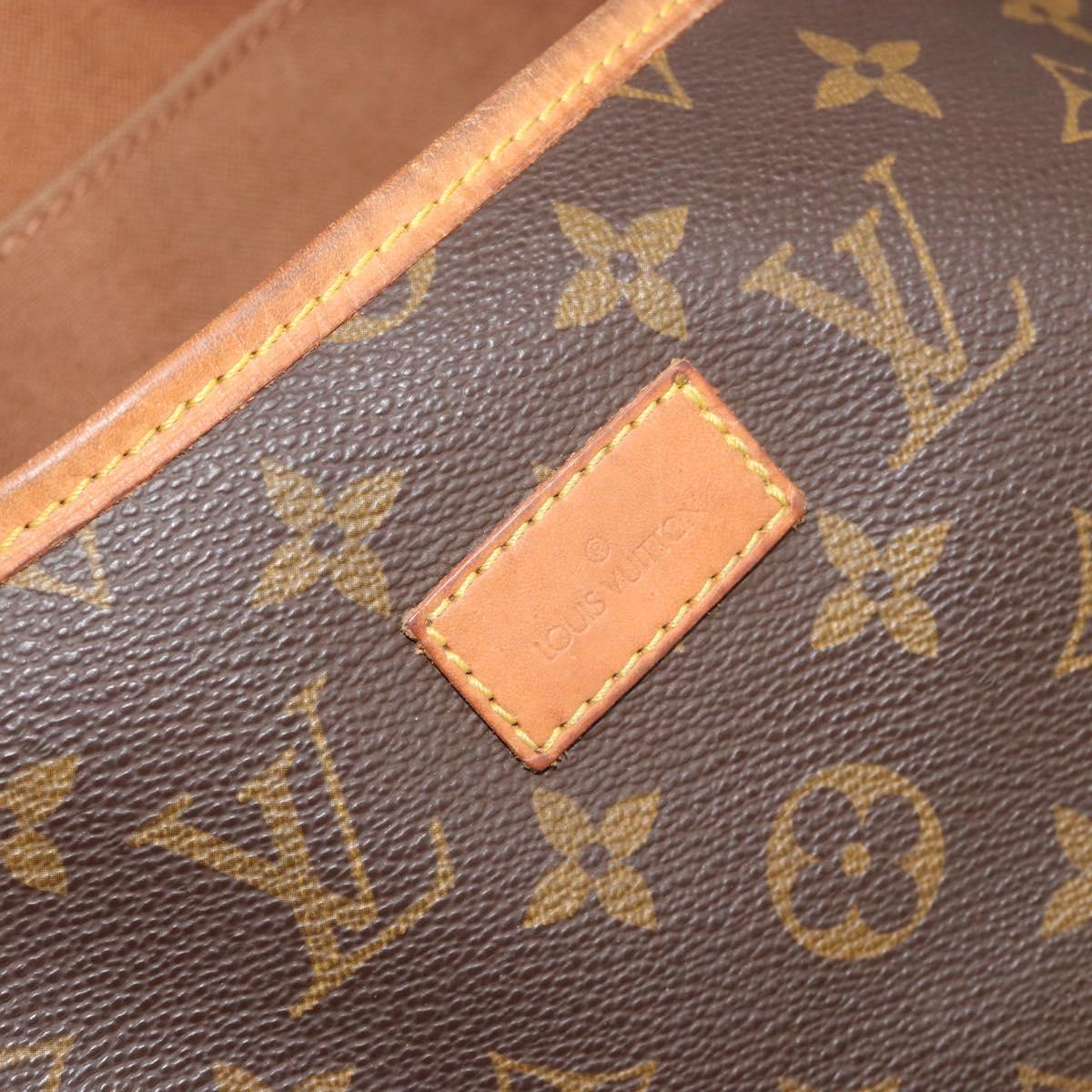 LOUIS VUITTON Monogram Saumur 35 Shoulder Bag M42254 LV Auth ep14937