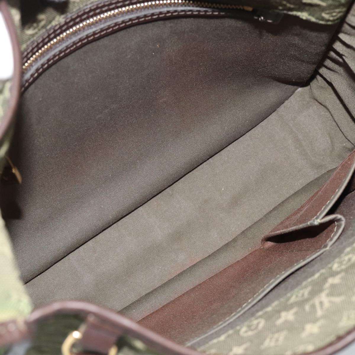 LOUIS VUITTON Monogram Mini Besace Mary Kate Bag TST Khaki M92322 Auth ep14948