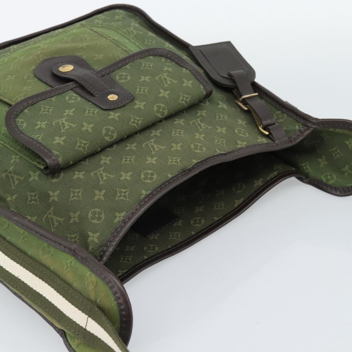 LOUIS VUITTON Monogram Mini Besace Mary Kate Bag TST Khaki M92322 Auth ep14948