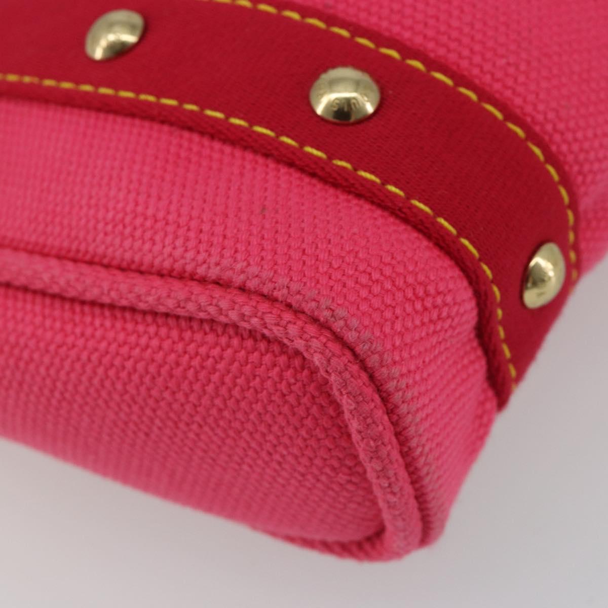 LOUIS VUITTON Antigua Cabas PM Hand Bag Rouge Pink M40088 LV Auth ep14951V