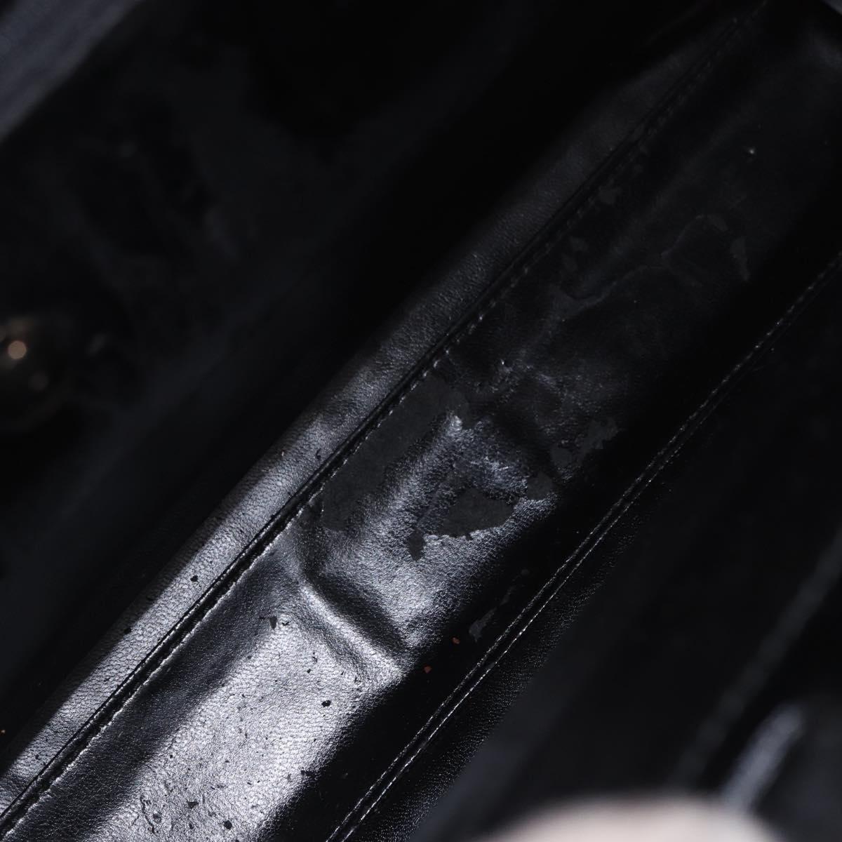 GUCCI Shoulder Bag Vinyl Black Clear 001 2058 1772 5 Auth ep14956