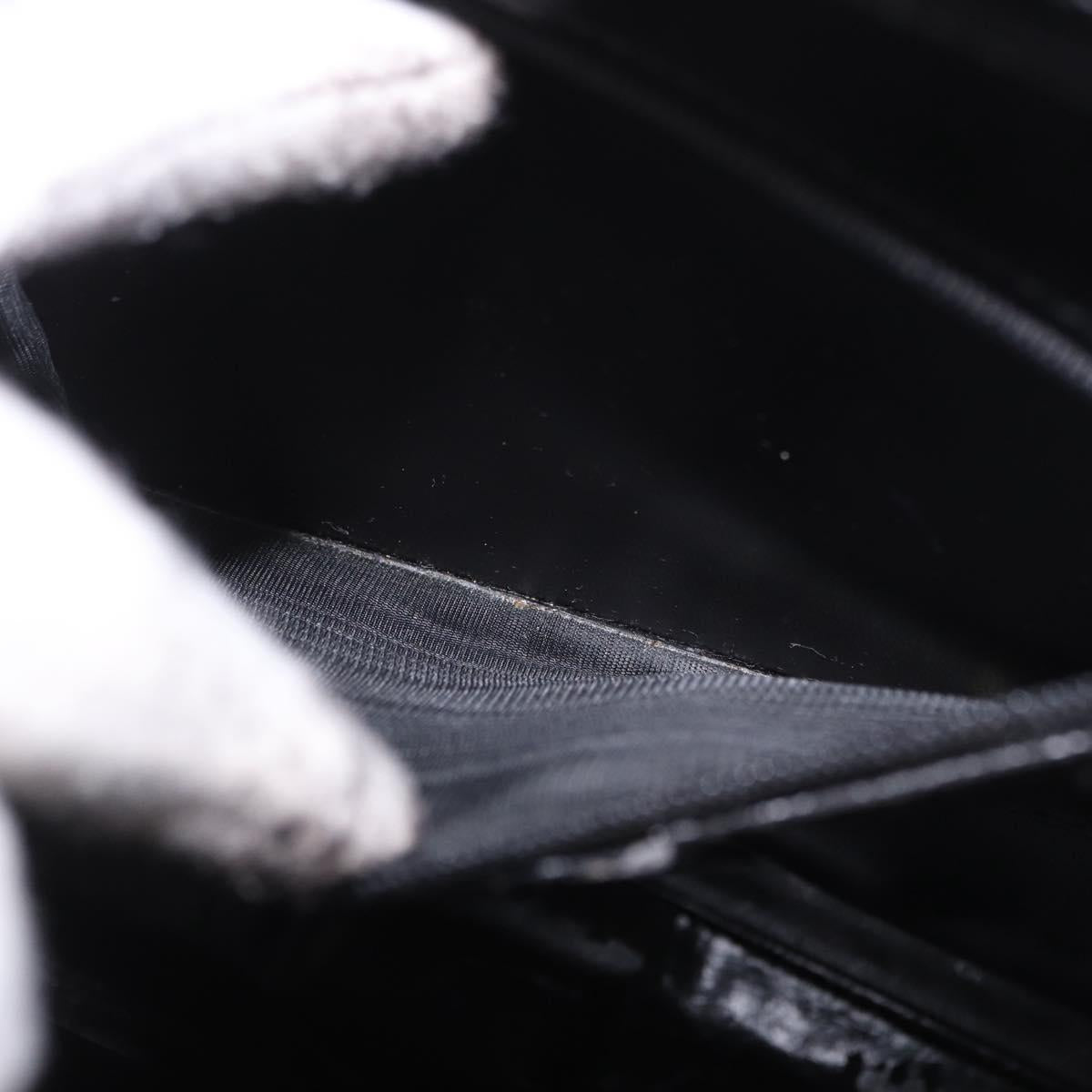 GUCCI Shoulder Bag Vinyl Black Clear 001 2058 1772 5 Auth ep14956