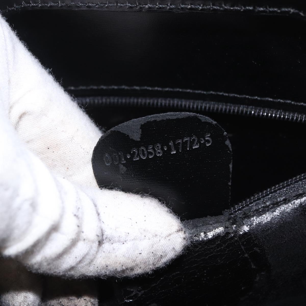 GUCCI Shoulder Bag Vinyl Black Clear 001 2058 1772 5 Auth ep14956
