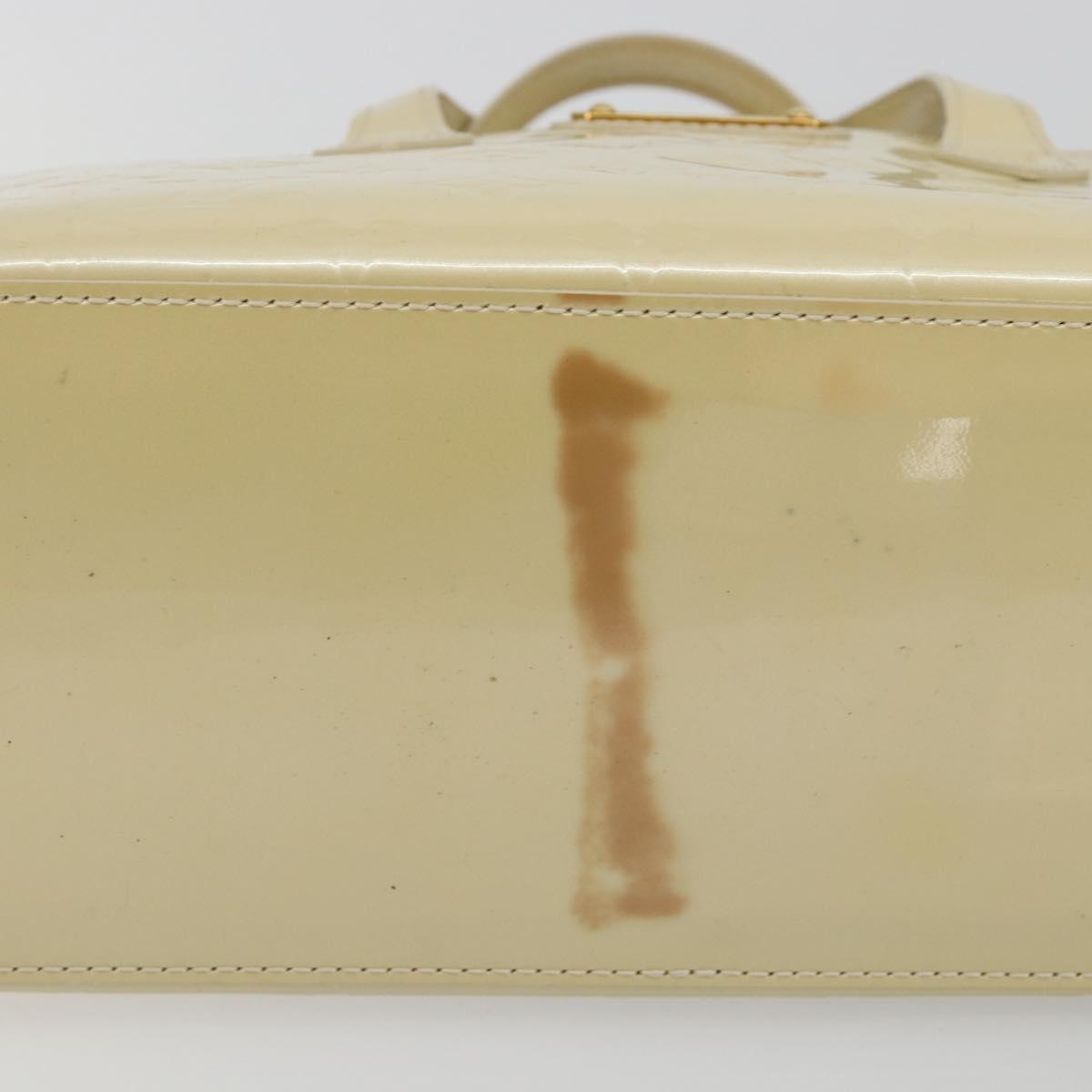 LOUIS VUITTON Monogram Vernis Wilshire PM Bag Broncorail M91452 Auth ep14958
