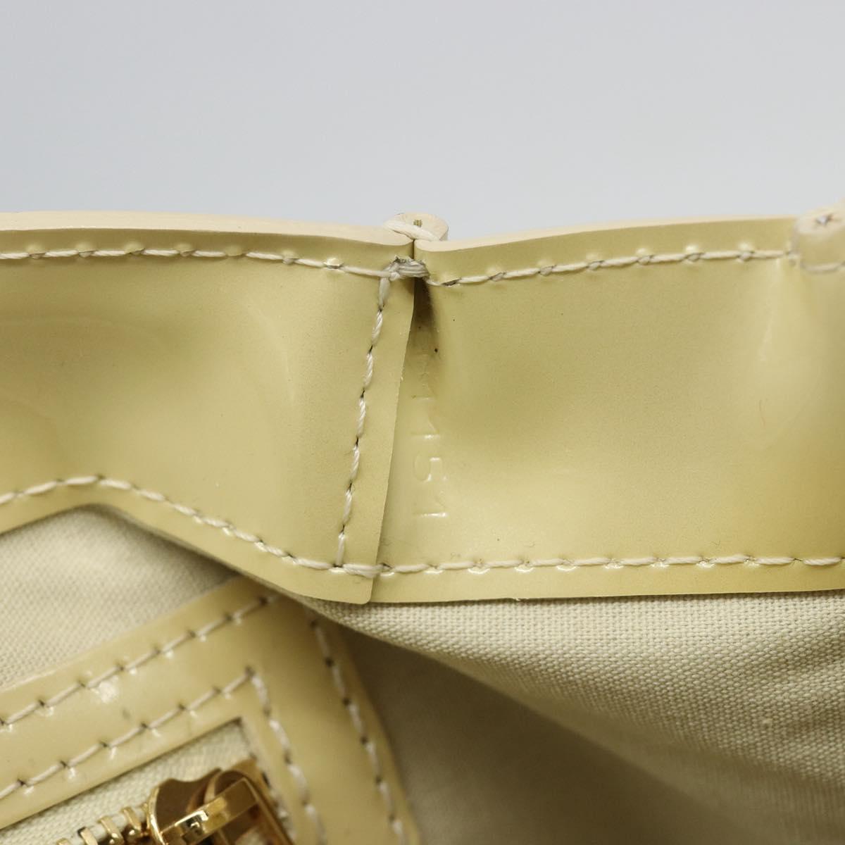 LOUIS VUITTON Monogram Vernis Wilshire PM Bag Broncorail M91452 Auth ep14958