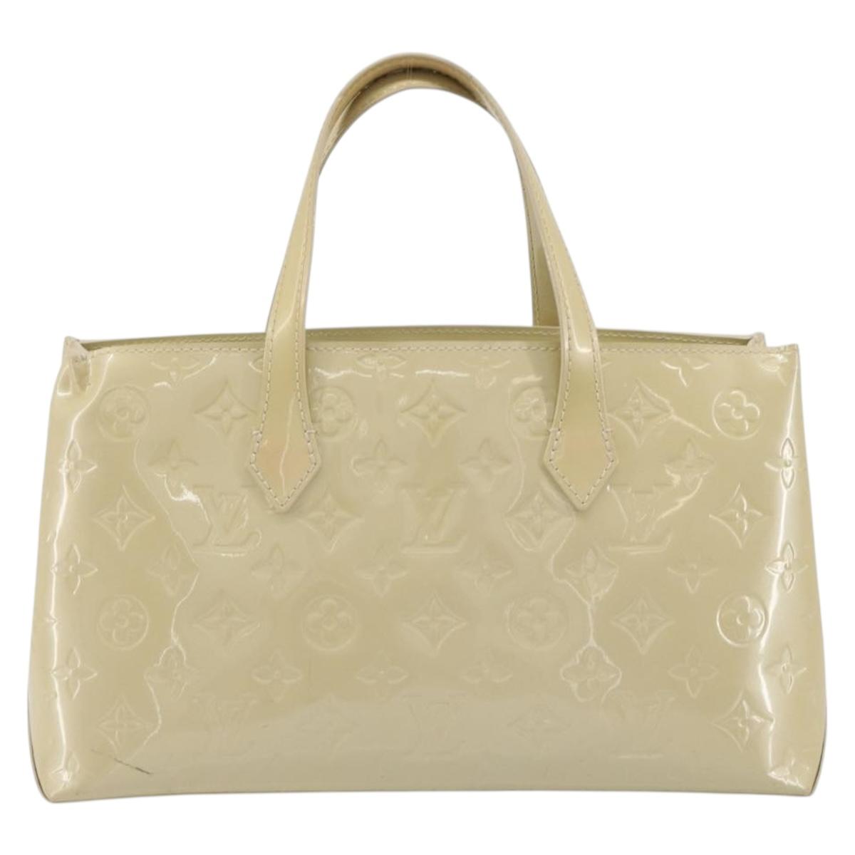 LOUIS VUITTON Monogram Vernis Wilshire PM Bag Broncorail M91452 Auth ep14958