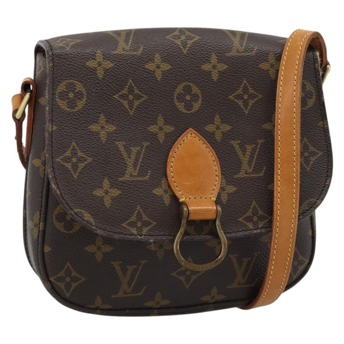 LOUIS VUITTON Monogram Saint Cloud MM Shoulder Bag M51243 LV Auth ep14961