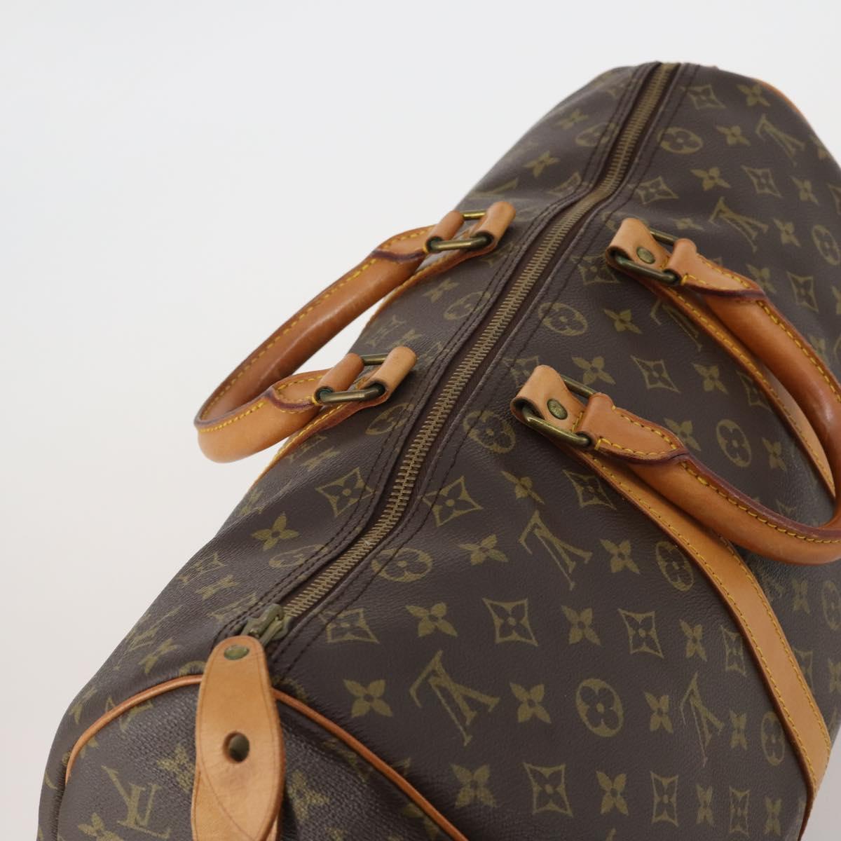 LOUIS VUITTON Monogram Keepall 45 Boston Bag M41428 LV Auth ep14965A