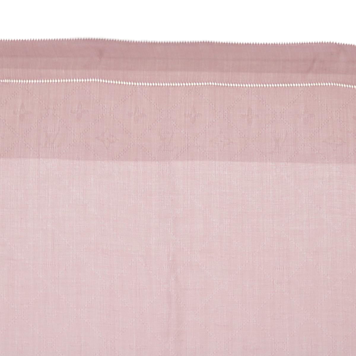 LOUIS VUITTON Monogram Scarf Silk Pink LV Auth ep1497