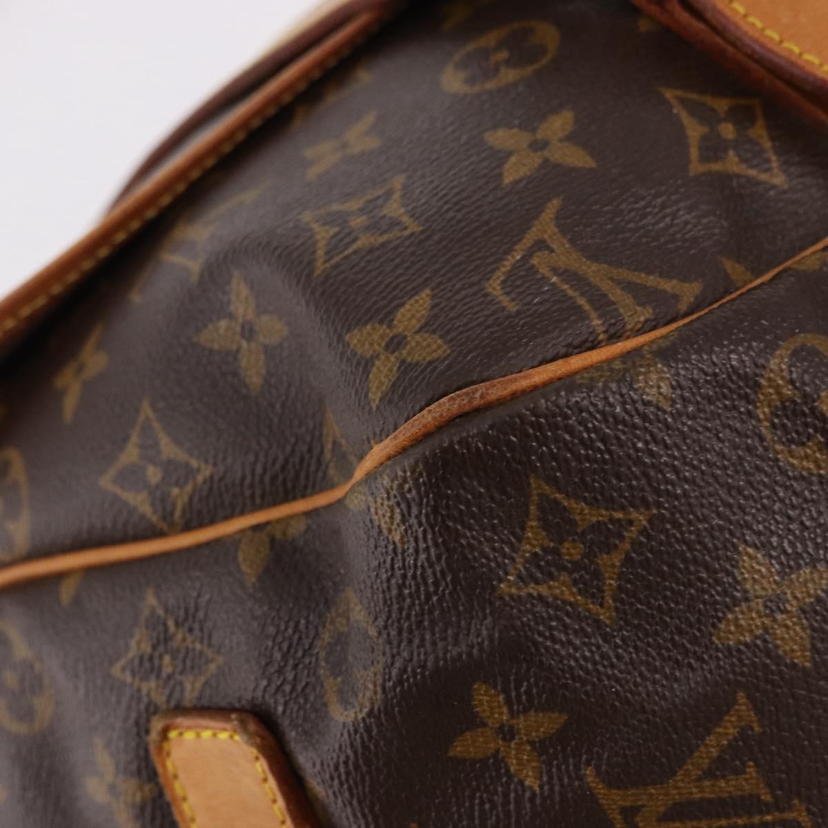 LOUIS VUITTON Monogram Saumur 43 Shoulder Bag M42252 LV Auth ep14979