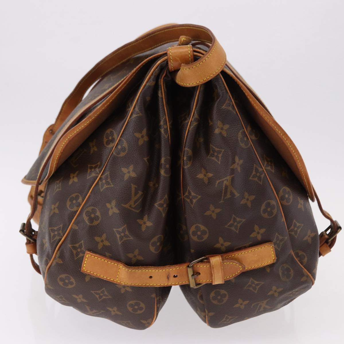 LOUIS VUITTON Monogram Saumur 43 Shoulder Bag M42252 LV Auth ep14979