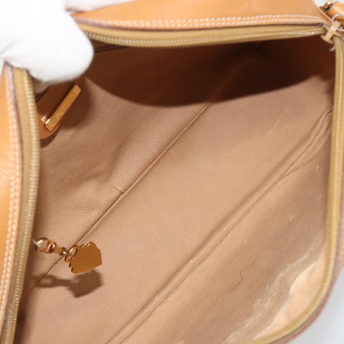 GUCCI Micro GG Supreme Shoulder Bag PVC Beige Gold 001 093 0942 Auth ep14983