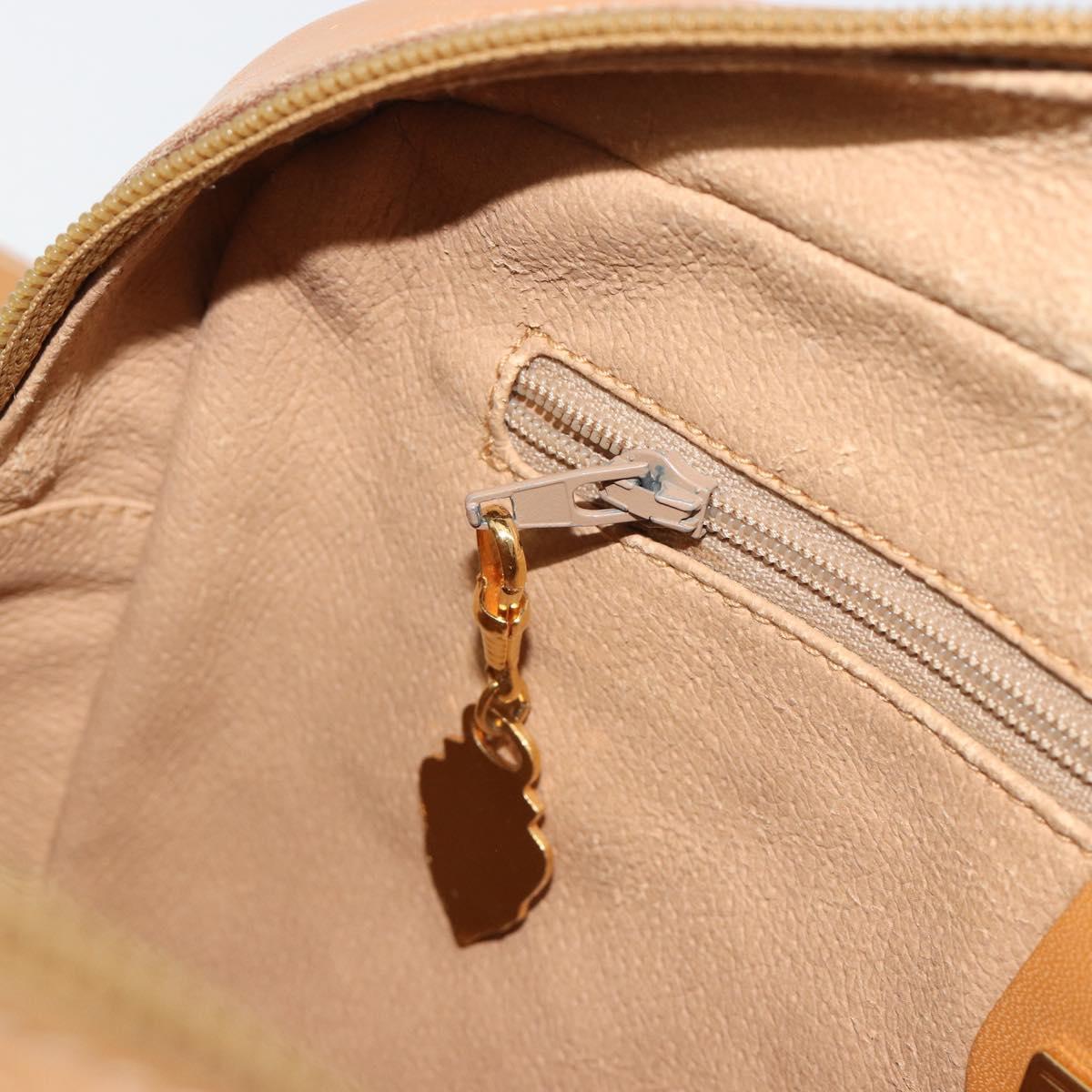 GUCCI Micro GG Supreme Shoulder Bag PVC Beige Gold 001 093 0942 Auth ep14983