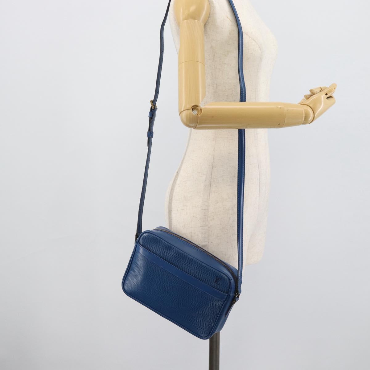 LOUIS VUITTON Epi Trocadero 23 Shoulder Bag Blue M52305 LV Auth ep14994