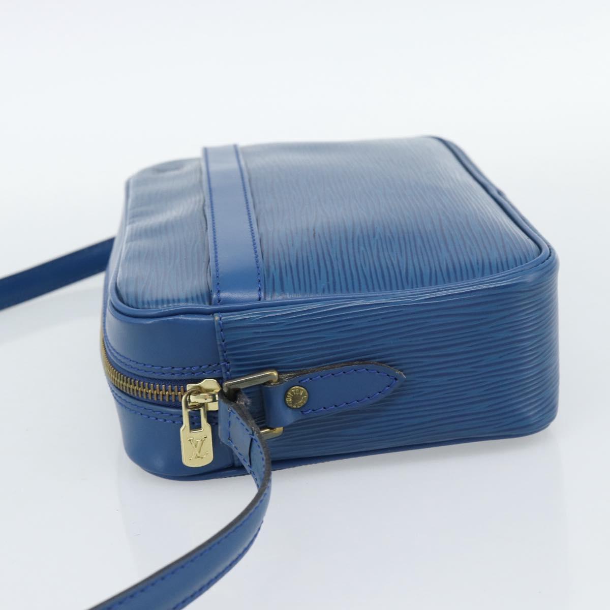 LOUIS VUITTON Epi Trocadero 23 Shoulder Bag Blue M52305 LV Auth ep14994