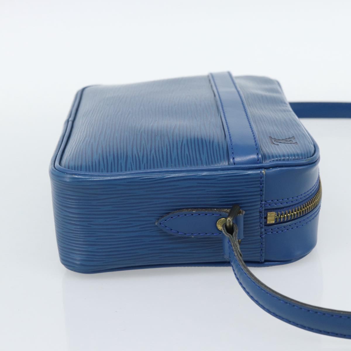 LOUIS VUITTON Epi Trocadero 23 Shoulder Bag Blue M52305 LV Auth ep14994