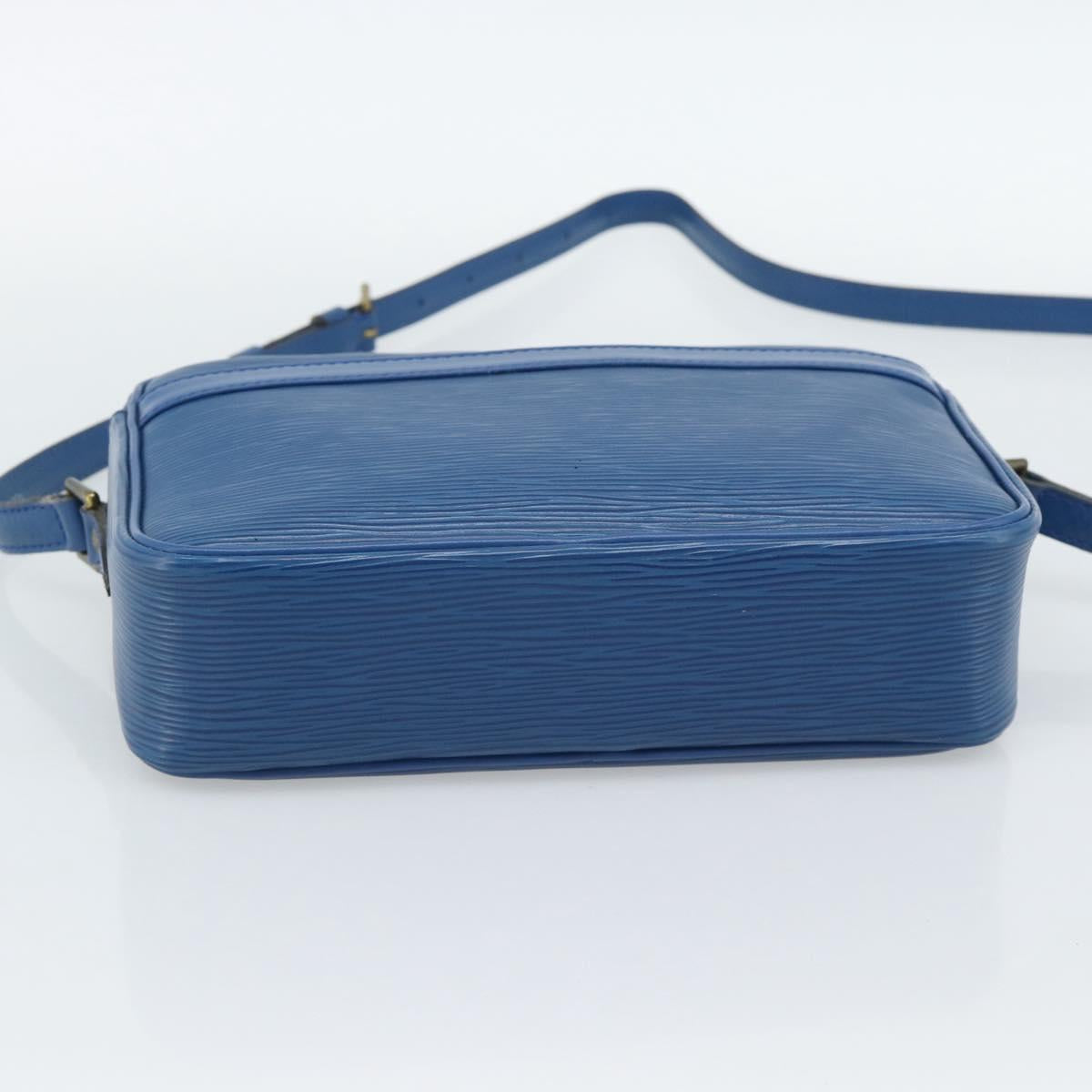 LOUIS VUITTON Epi Trocadero 23 Shoulder Bag Blue M52305 LV Auth ep14994