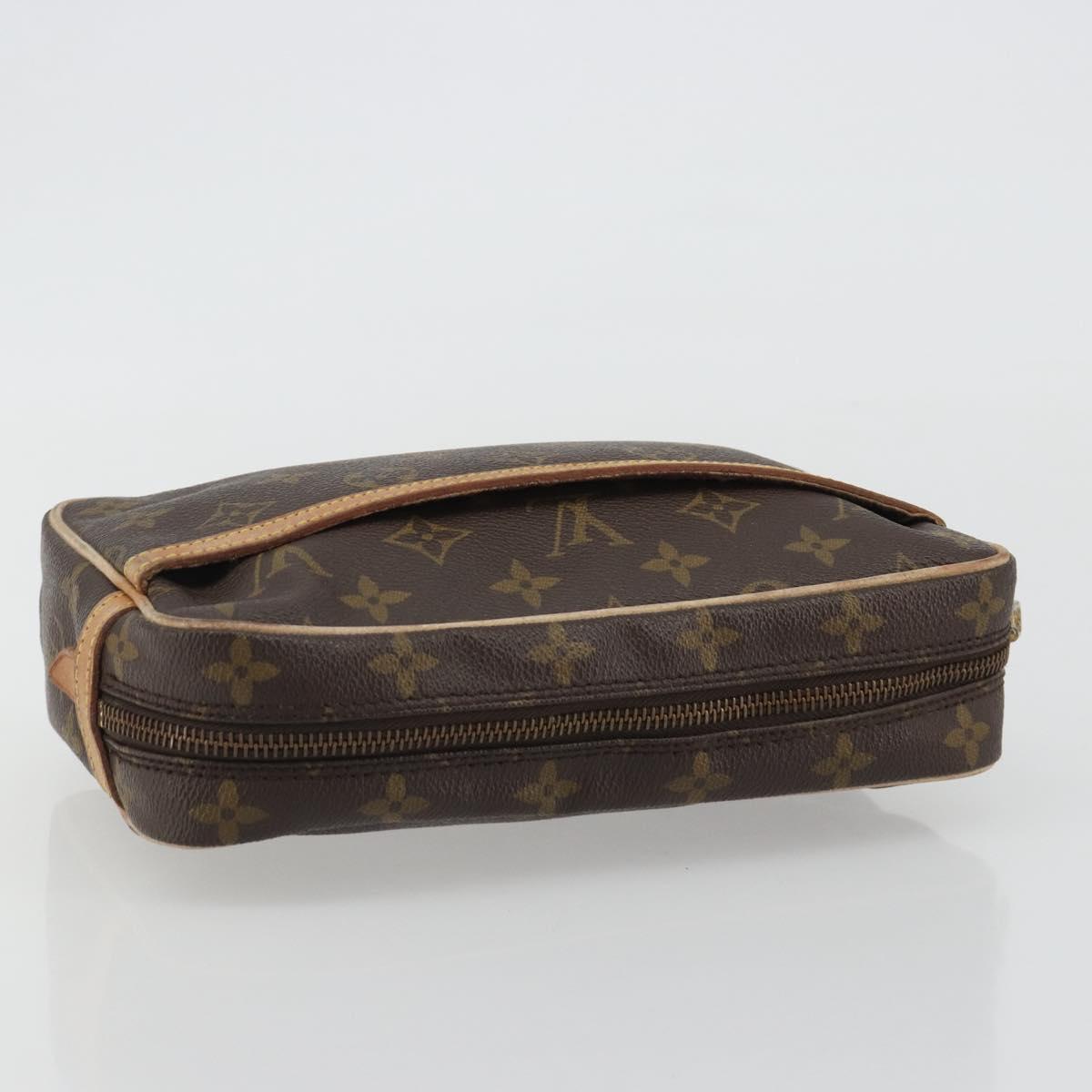 LOUIS VUITTON Monogram Compiegne 23 Clutch Bag M51847 LV Auth ep14995