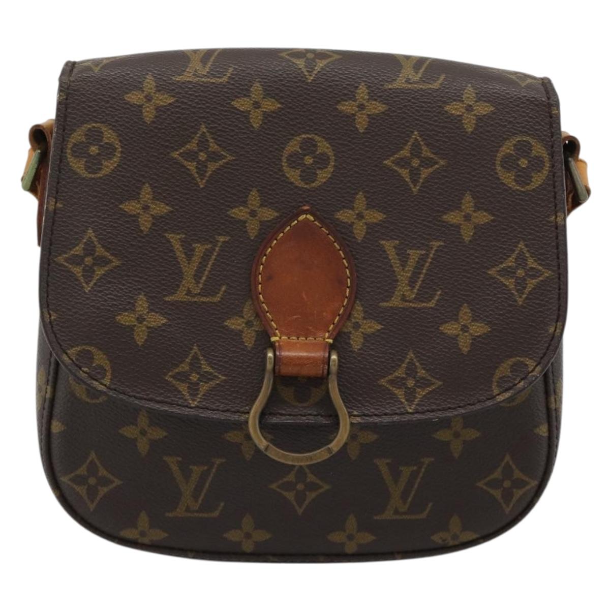LOUIS VUITTON Monogram Saint Cloud MM Shoulder Bag M51243 LV Auth ep14999