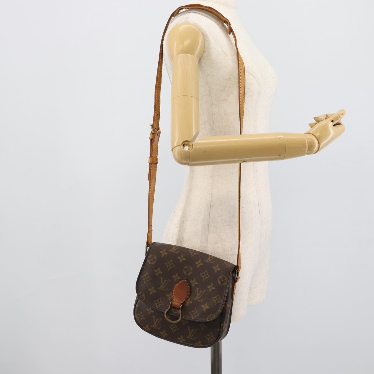 LOUIS VUITTON Monogram Saint Cloud MM Shoulder Bag M51243 LV Auth ep14999