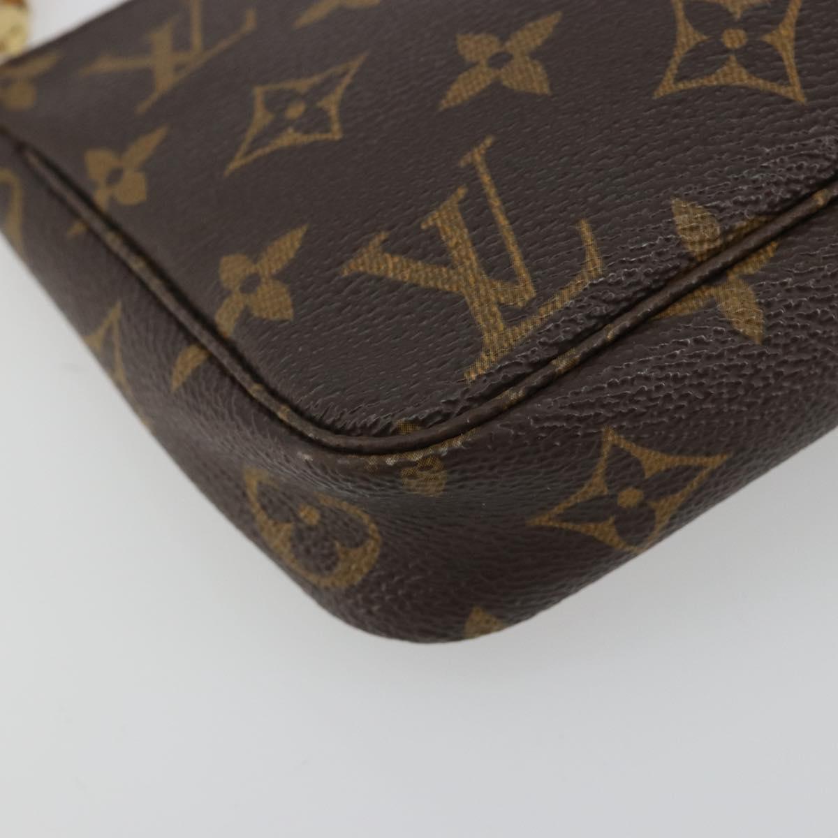LOUIS VUITTON Monogram Pochette Accessoires Pouch M51980 LV Auth ep15001