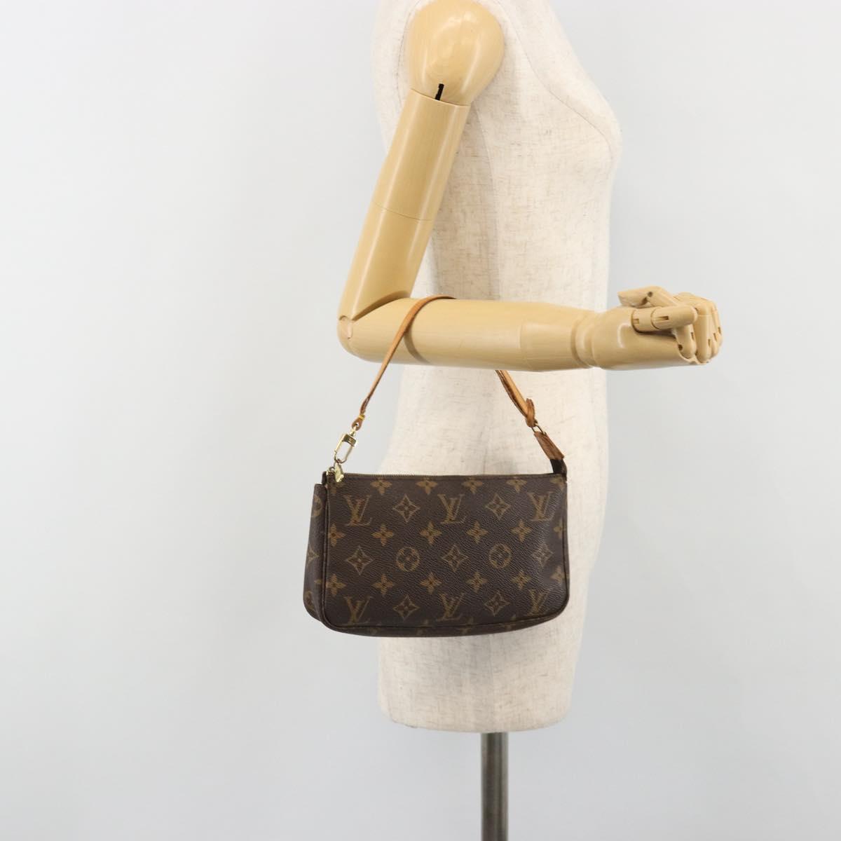 LOUIS VUITTON Monogram Pochette Accessoires Pouch M51980 LV Auth ep15001