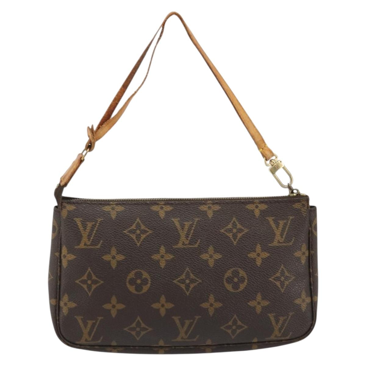 LOUIS VUITTON Monogram Pochette Accessoires Pouch M51980 LV Auth ep15001