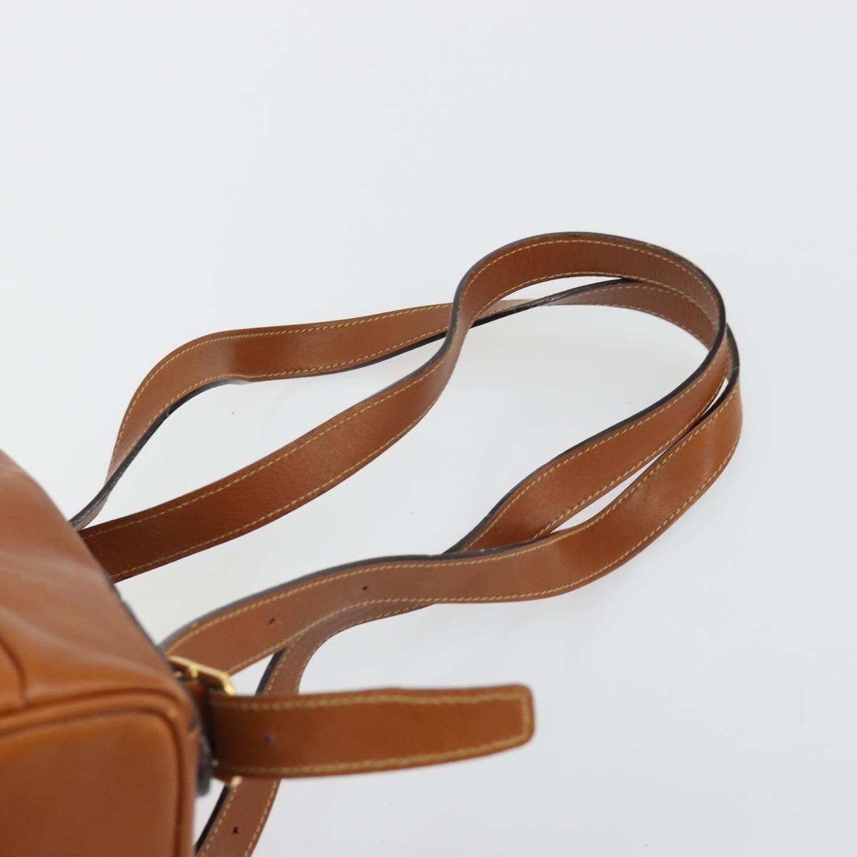 GUCCI Bamboo Backpack Leather Brown Gold 03 2265 0030 Auth ep15002
