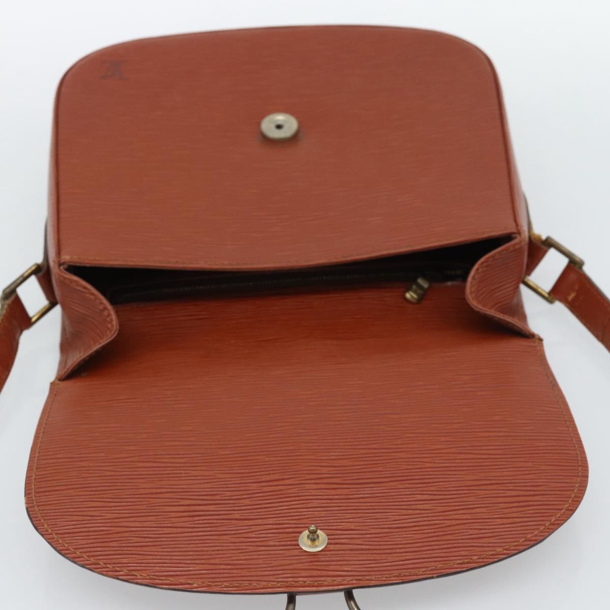 LOUIS VUITTON Epi Saint Cloud GM Shoulder Bag Brown M52193 LV Auth ep15008