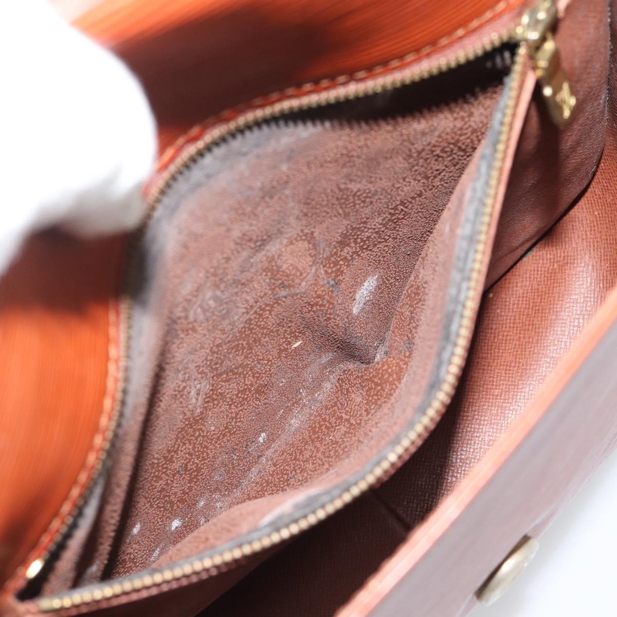 LOUIS VUITTON Epi Saint Cloud GM Shoulder Bag Brown M52193 LV Auth ep15008