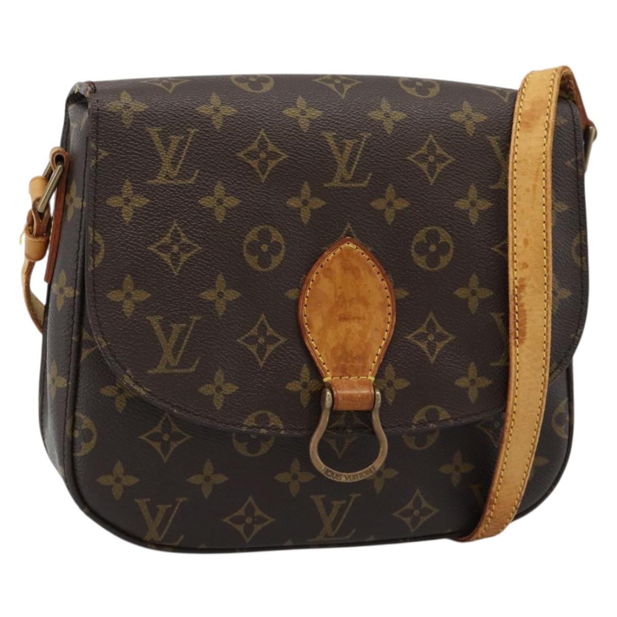 LOUIS VUITTON Monogram Saint Cloud GM Shoulder Bag M51242 LV Auth ep15015
