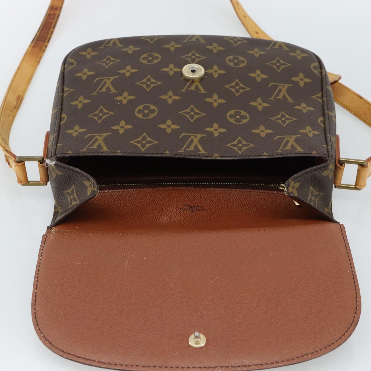 LOUIS VUITTON Monogram Saint Cloud GM Shoulder Bag M51242 LV Auth ep15015