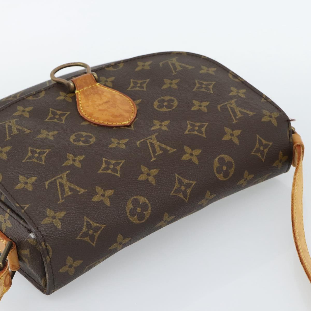 LOUIS VUITTON Monogram Saint Cloud GM Shoulder Bag M51242 LV Auth ep15015