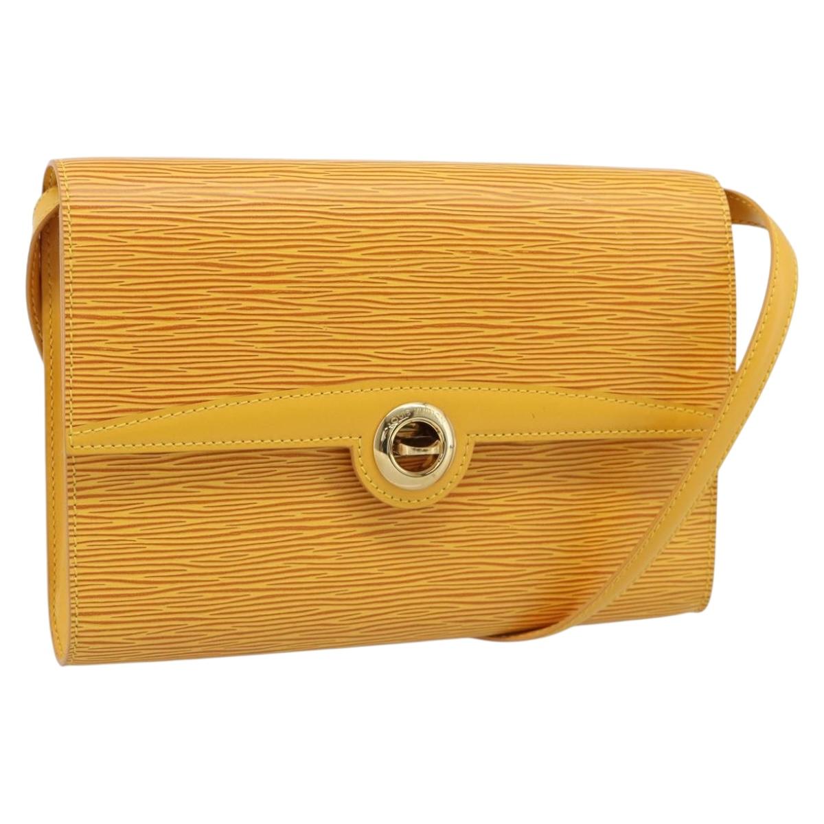 LOUIS VUITTON Epi Arsch Shoulder Bag Yellow M52579 LV Auth ep15019A