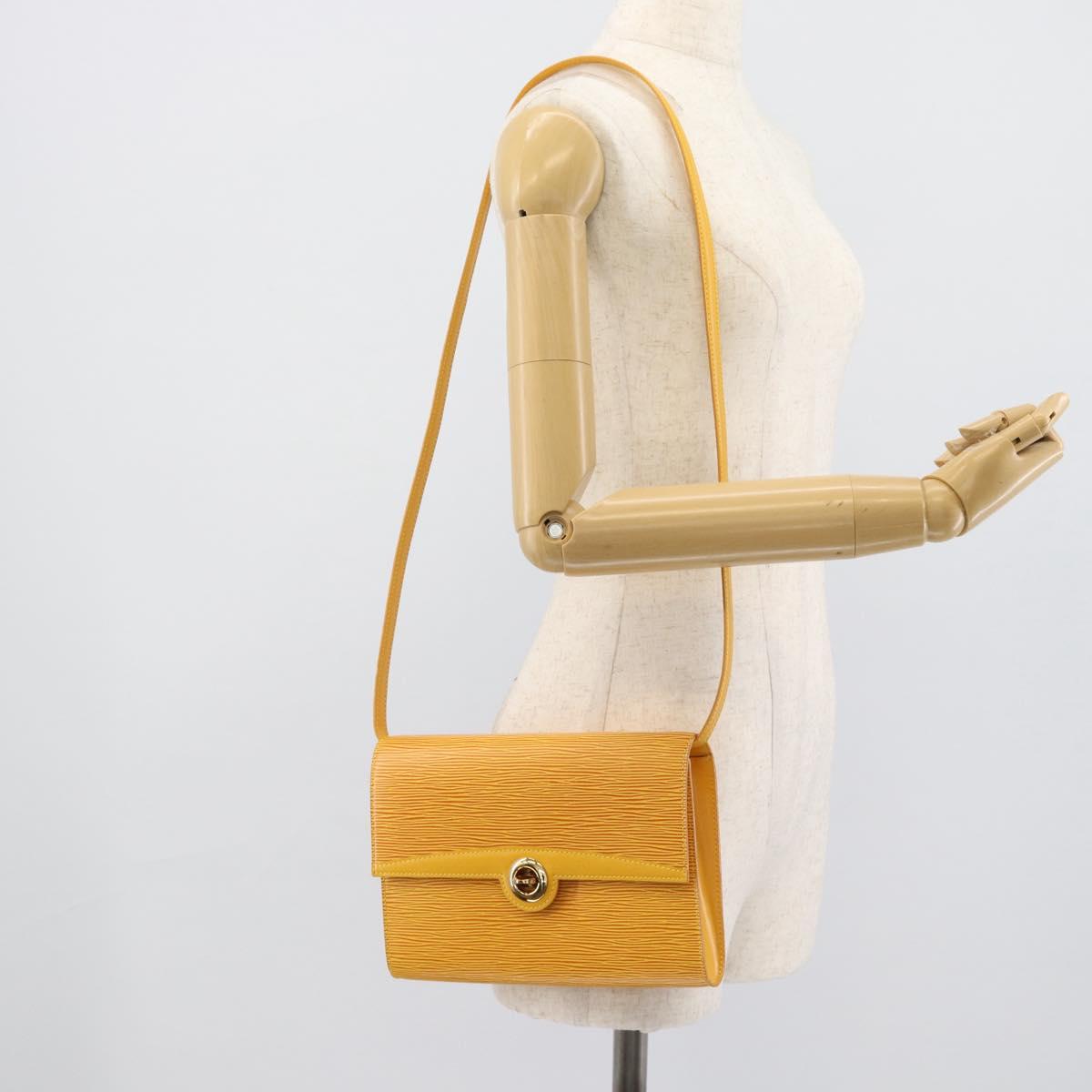 LOUIS VUITTON Epi Arsch Shoulder Bag Yellow M52579 LV Auth ep15019A