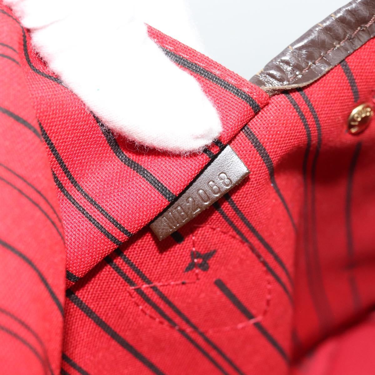 LOUIS VUITTON Damier Ebene Neverfull PM Tote Bag N51109 LV Auth ep15024