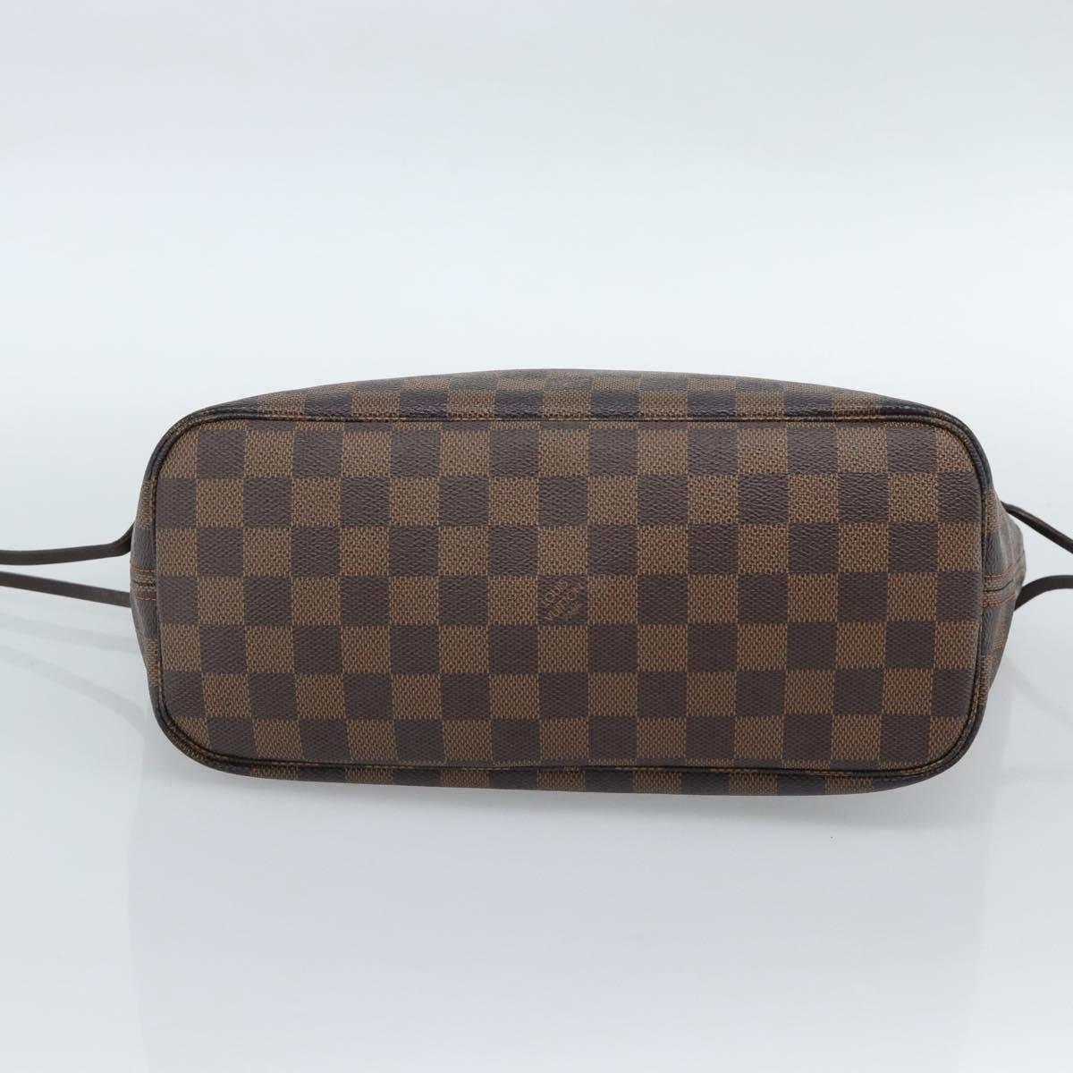LOUIS VUITTON Damier Ebene Neverfull PM Tote Bag N51109 LV Auth ep15024